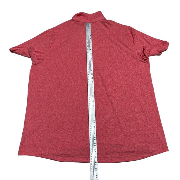 MLB St Louis Cardinals Shirt Mens XXL Red Polo Snap Button Performance Stretch - Picture 6 of 9